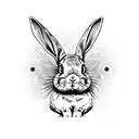 bunny wrap tattoo design idea