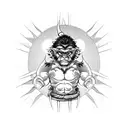 sun wukong tattoo design idea