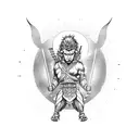 sun wukong tattoo design idea