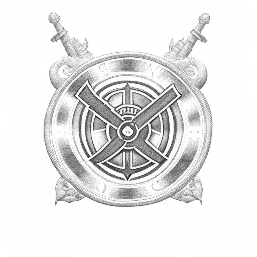 Victoria Concordia Crescit arsenal logo tattoo design idea