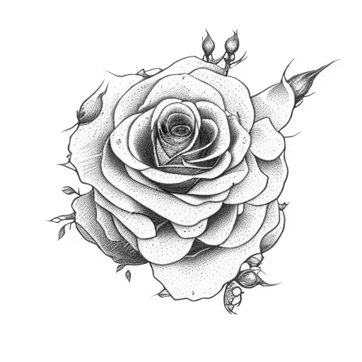 roses and carnations with band-aids tattoo design idea