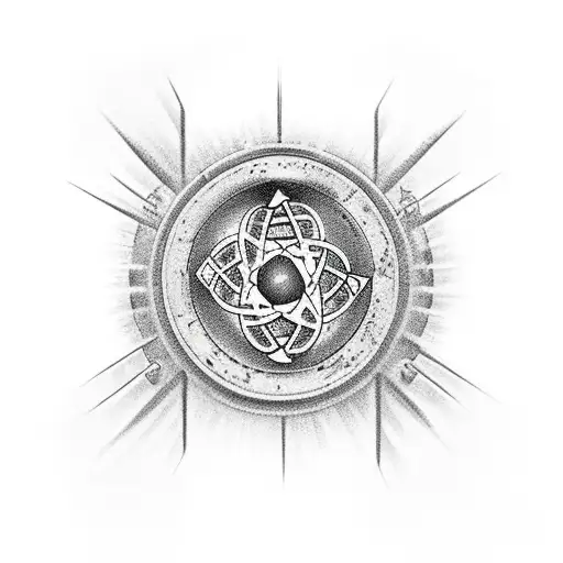 nuclear tattoo design idea