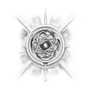 nuclear tattoo design idea