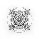 nuclear tattoo design idea