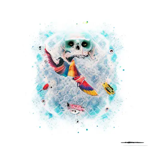 Everything happens for a reason tattoo design idea