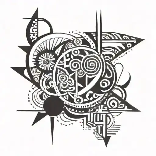 Everything happens for a reason tattoo design idea