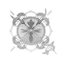 Mustard seed tattoo design idea