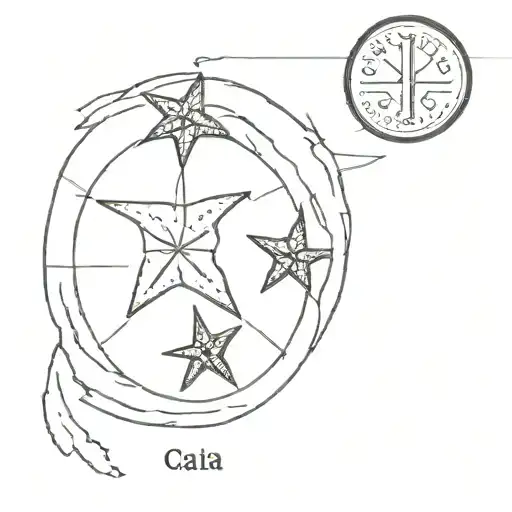 postage stamp including CA on top left and sand dollar in the middle tattoo design idea