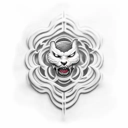 ghostface  tattoo design idea