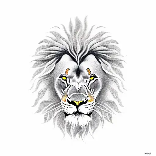 lion with sikh tattoo design idea