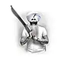 sikh with sword tattoo design idea