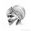 sikh warrior tattoo design idea