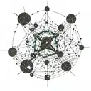 Gemini constellation tattoo design idea