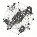 Gemini constellation tattoo design idea