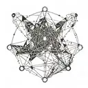 Gemini constellation tattoo design idea