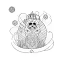 Hope is never mere even when it's meagre  tattoo design idea