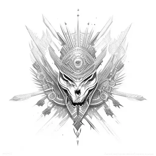Polish armor  tattoo design idea