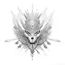 Polish armor  tattoo design idea