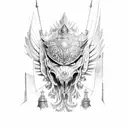 Polish armor  tattoo design idea