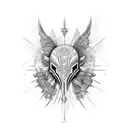 Polish armor  tattoo design idea