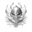 sholder Polish armor  tattoo design idea
