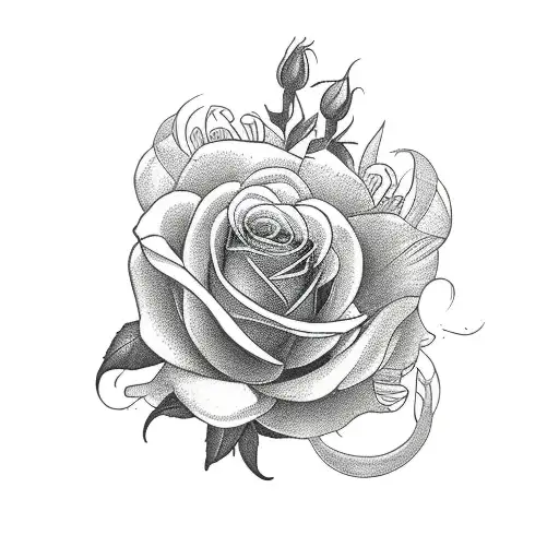 Shoulder to elbow length tattoo of magolia flowers and yellow roses tattoo design idea
