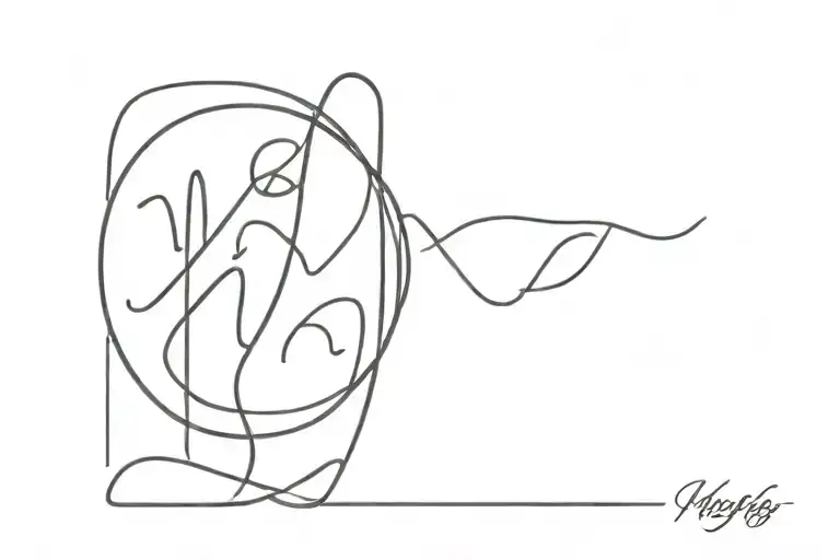 Moses wtih "Now Then Go" written along tattoo design idea