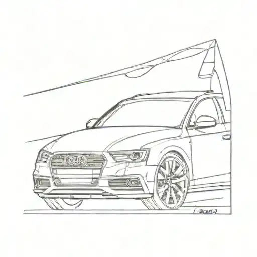 audi tattoo design idea