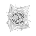 Iceberg, wind rose tattoo design idea