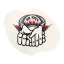  handshake tattoo design idea