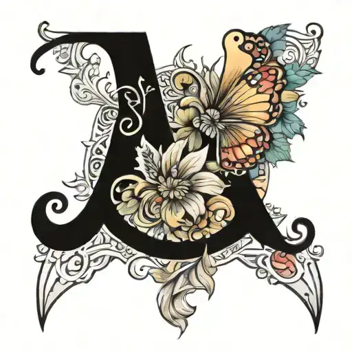 first name Cassie Melinda tattoo design idea