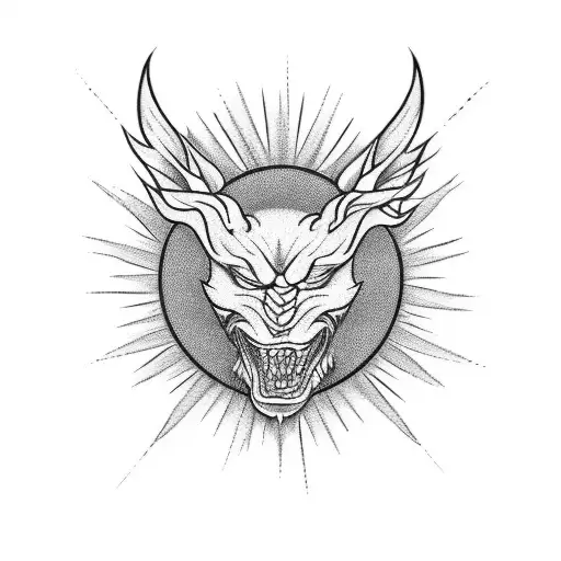 arizona sun tattoo design idea