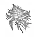 Fern Tree tattoo design idea