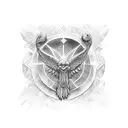 Psalm 46:5 bible verse tattoo design idea