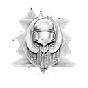 Psalm 46:5 bible verse tattoo design idea