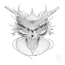 chaos solitude mind tattoo design idea