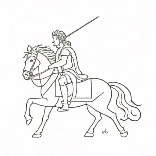 alexander the great tattoo design idea