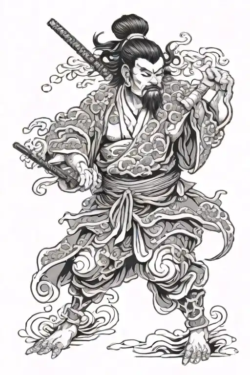 Fudo myo tattoo design idea