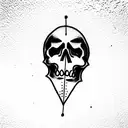 skull tattoo design idea
