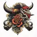 band tattoo design idea