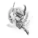 romanian soldier tattoo design idea