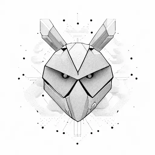 hacker mr robot tv show tattoo design idea