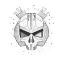 hacker mr robot tv show tattoo design idea