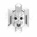 hacker mr robot tv show tattoo design idea