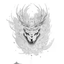 "worthy" tattoo design idea