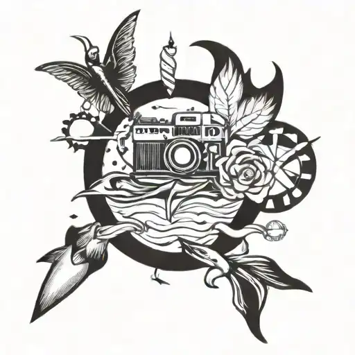 beach theme tattoo design tattoo design idea