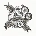 beach theme tattoo design tattoo design idea