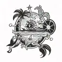beach theme tattoo design tattoo design idea