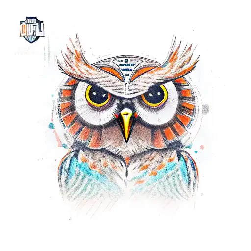 Cleveland browns owl tattoo design idea