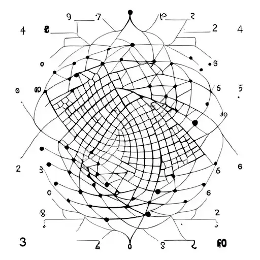 A minimalist tattoo of the numbers '1975' arranged in a unique and artistic way tattoo design idea